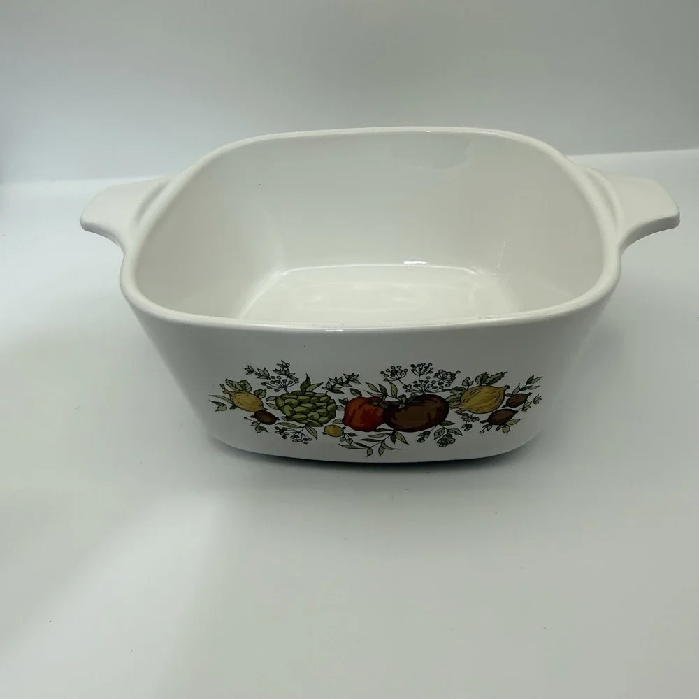 Vintage Corning Ware Spice of Life Mini Casserole Dish P-43-B No Lid 2 3/4 cup
